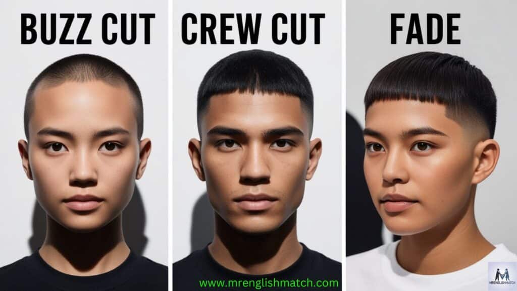 short haircut names for men