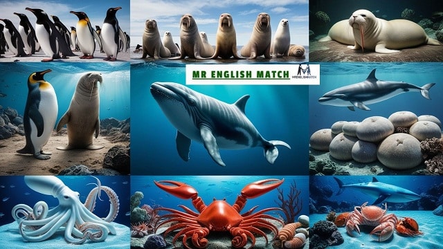 Homes Names of Marine Animals