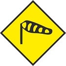 traffic sign crosswinds