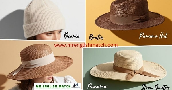 Different ladies Hat and cap styles names2