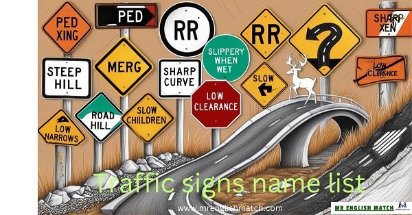 featured traffic signs names