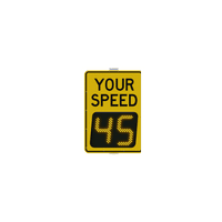 traffic sign radar speed check