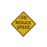 traffic sign reduce speed