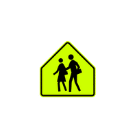 Traffic sign school zone