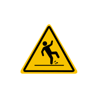 traffic sign slippery when wet