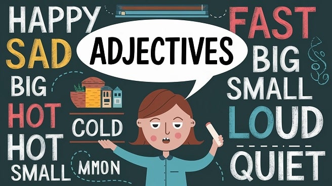 what are adjectives